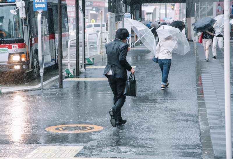 雨の日の朝